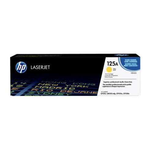 HP 125A Yellow Original LaserJet Toner Cartridge – CB542A