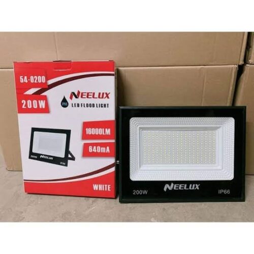Neelux 200W Solar LED Floodlight – Outdoor Security Light