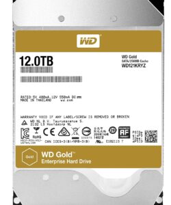 WD Gold Enterprise Class Hard Drive 12TB, 256MB, 7200rpm