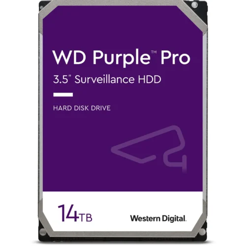 WD Purple Pro Surveillance Hard Drive 14TB, 512MB - WD141PURP