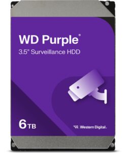 WD Purple Surveillance Hard Drive - 6 TB, 256 MB - WD64PURZ