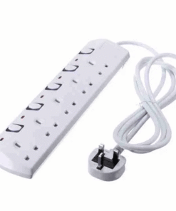 5-Way Power Extension Cable-White