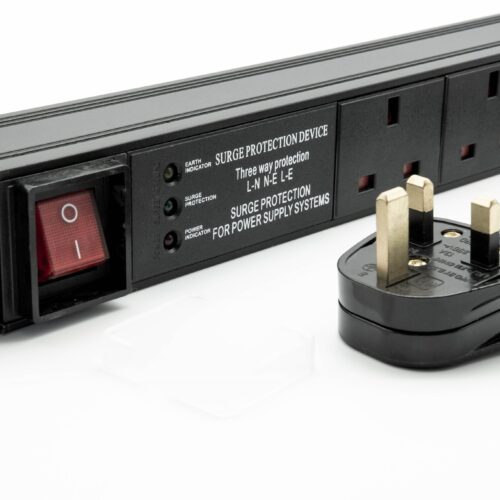7 Way 1U Horizontal Power Distribution Unit (PDU)