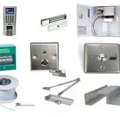 Access Control Biometric in Exit Button Out zkteco Zk F18 Setup and Software Configuration