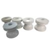 Bobbin Reel Insulator Porcelain Off White