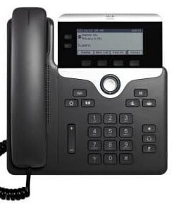 Cisco IP Phone CP-7821-K9 Charcoal, Black