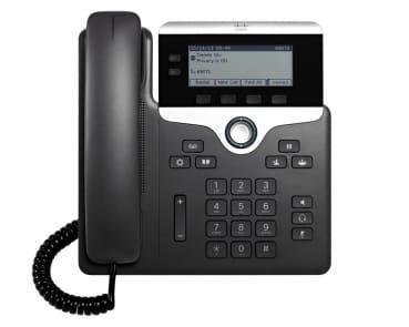 Cisco IP Phone CP-7821-K9 Charcoal, Black