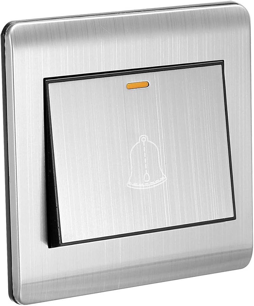 Door Bell Switch with Light (Square)