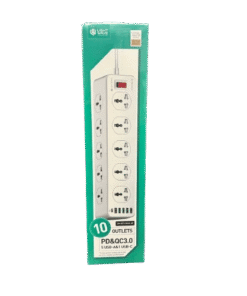Lightwave LW-EXT-106U-3P 10-Socket Extension With Surge Protection