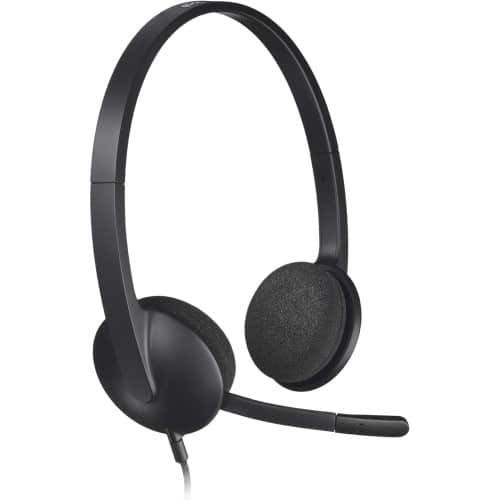 Logitech H340 USB PC Headset with Noise-Cancelling Mic