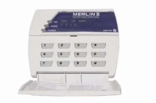 Nemtek Merlin Electric Fence Energizer Two Zone Keypad