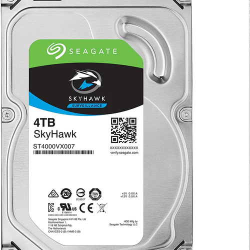 Seagate SkyHawk 4TB Surveillance Hard Drive – SATA 6Gb/s 64MB Cache 3.5-Inch Internal Drive