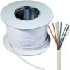 Security Alarm Cable 8-Core 100m White