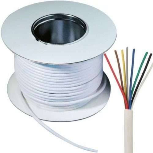 Security Alarm Cable 8-Core 100m White