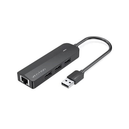 Vention CHIBB 3-Port USB3.0 Hub with Sound Card and Power Supply