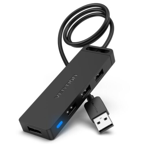 Vention CHKBB 4 Ports USB3.0 HUB 0.15M (Black)