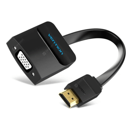 Vention Flat HDMI to VGA Converter 0.15M Black – VEN 74345