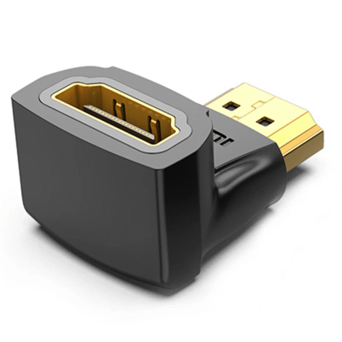 Vention HDMI 90 Degree Male to Female Adapter Black