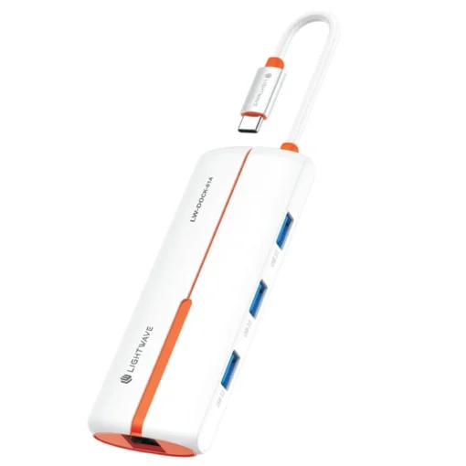 Vention LightWave LW-DOCK-61A USB-C 6 in 1 Docking Station USB-C Hub