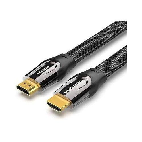 Vention Nylon Braided 4K Flat HDMI Cable 2M Zinc Alloy