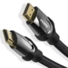 Vention Nylon Braided HDMI cable 10m black metal type (VEN-VAA-B05-B1000)
