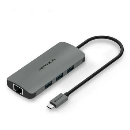 Vention USB 3.0 To usb 3.0 Hub with Gigabit Ethernet Adapter (VEN-CHNBB)