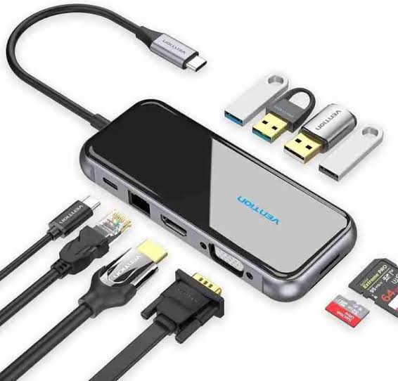 Vention USB-C 12 in 1 Docking Station-VEN THSHC