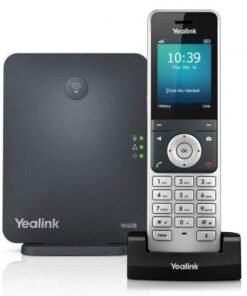 Yealink W60P Cordless DECT IP Phone and Base Station