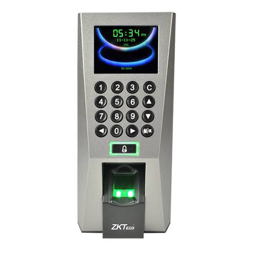 ZKTeco F18 Biometric Access Control Terminal with Exit Button Support, TCP/IP Setup & Software Configuration