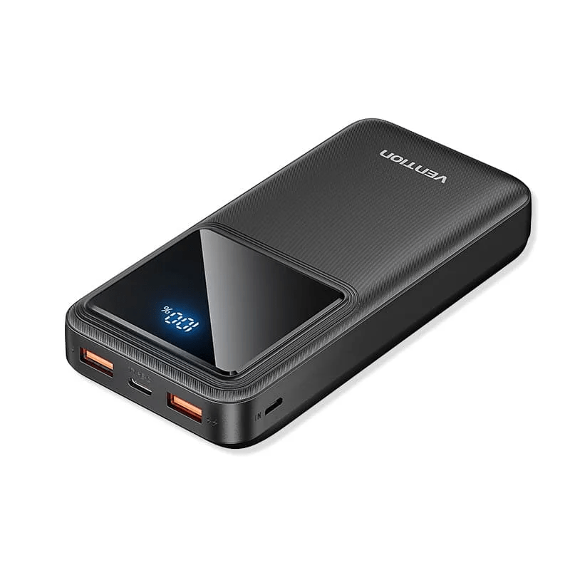 Vention 20,000mAh Power Bank-BLACK-VEN FHLB0