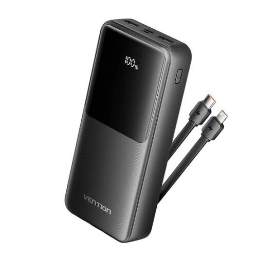 Vention 20000mAh Power Bank (Micro-USB + USB-C + USB-A + USB-A) 22.5W White-FHLW0