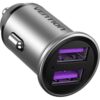 Vention CC-63-H 25W Dual USB Car Charger (PD3.0+QC3.0) Gray
