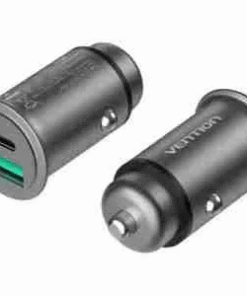 Vention CC-63-H 25W Dual USB Car Charger (PD3.0+QC3.0) Gray