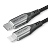 Vention TACHG USB 2.0 C To Lightning Cable 1.5M (Gray color)