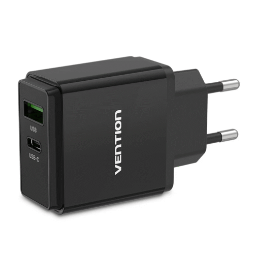 Vention Two-Port USB Wall Charger (VEN-QC67-UK-B)