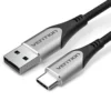 Vention USB 2.0 A Male to C Male 3A Cable 1.5M Black – VEN COKBG