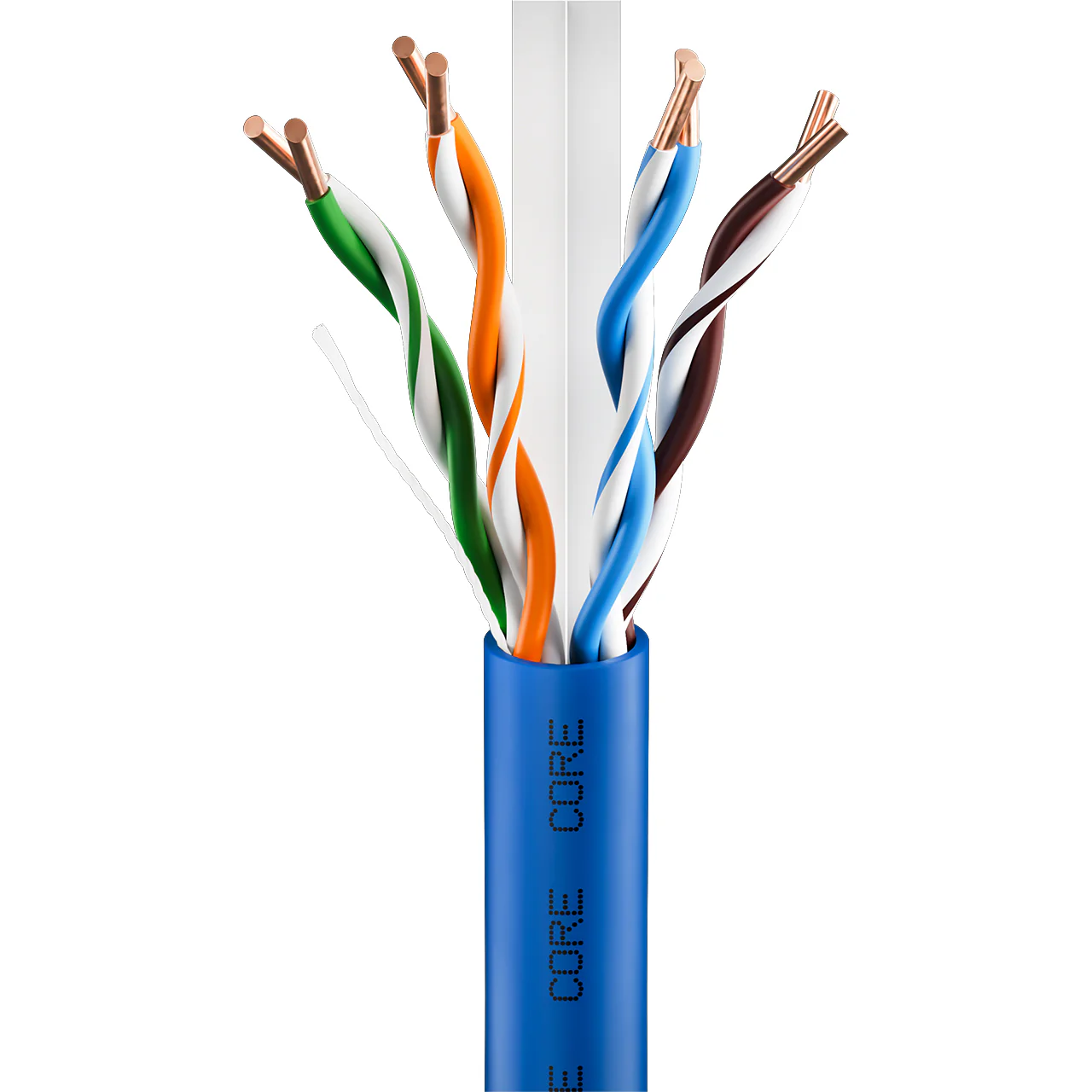 Cat6E UTP Pure Copper Cable Indoor Blue – 305M