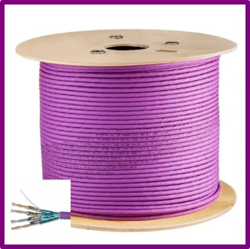 Siemon-Cat6A-SFTP-Purple-Cable