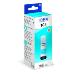 Epson 103 EcoTank Cyan ink bottle 65ml (C13T00S24A)