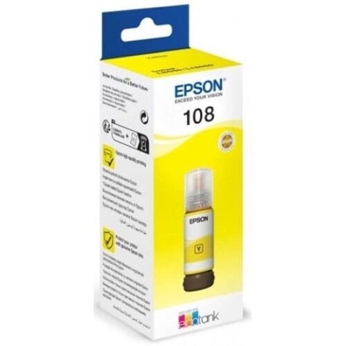 Epson 108 EcoTank Yellow ink bottle (70 ml) (C13T09C44A)