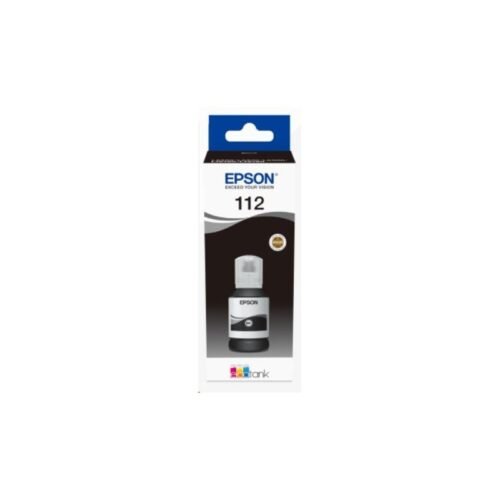 Epson 112 Black Ecotank Pigment Ink Bottle (C13T06C14A)