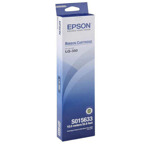 Epson SIDM Black Ribbon Cartridge for LQ-350/LQ-300 (C13S015633BA)
