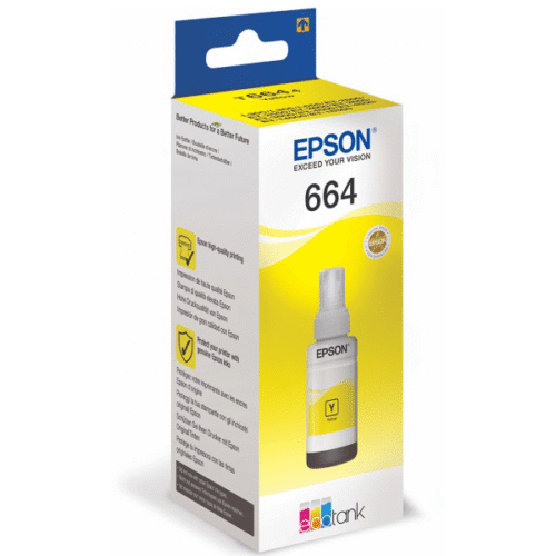 Epson T6644 Yellow Ink Bottle - 70ml (C13T66444A)