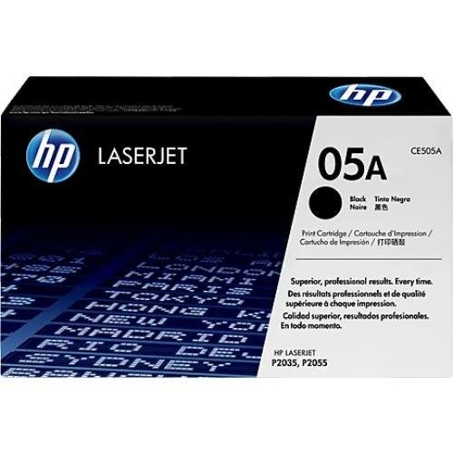 HP 05A Black Original LaserJet Toner Cartridge (CE505A)