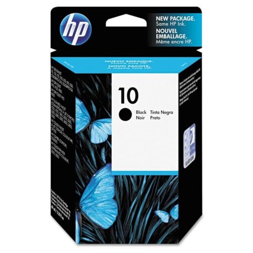 HP 10 Black Original Ink Cartridge, C4844A