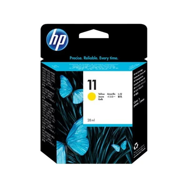 HP 11 Yellow Original Ink Cartridge (C4838A)