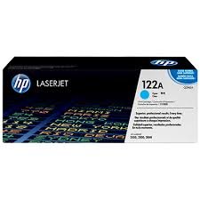 HP 122A Cyan Original LaserJet Toner Cartridge (Q3961A)