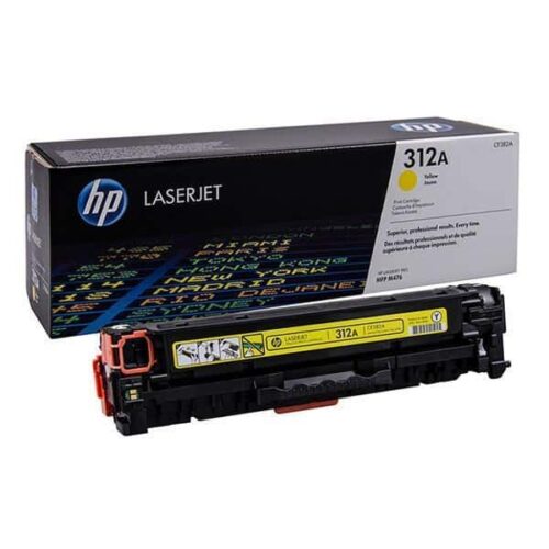 HP 312A Yellow (CF382A) Original LaserJet Toner Cartridge