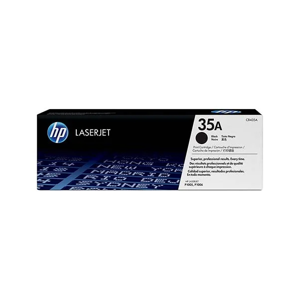 HP 35A Black Original LaserJet Toner Cartridges (CB435A)