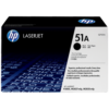 HP 51A Black Original LaserJet Toner Cartridge (Q7551A)